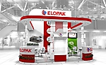 Проект выставочного стенда компании Элопак на выставке Молочная и Мясная Индустрия 2014